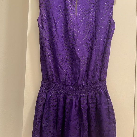 Ramy Brook Terry dress L Burgundy - Picture 3 of 4